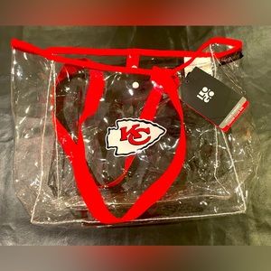 KC CHIEFS NFL CLEAR STADIUM PURSE